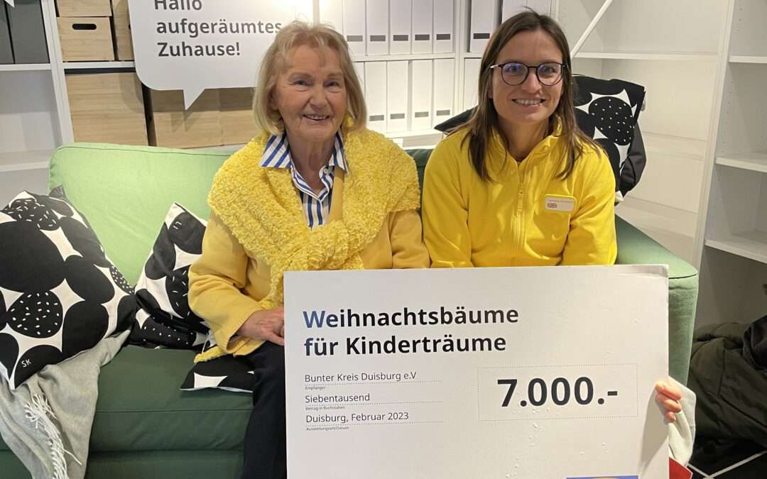 Mit einer Spende über 7.000 Euro erfüllt IKEA Kinderträume