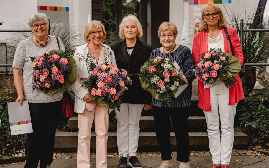 Vier unserer Flinken Nadeln bekamen den Ehrenamtspreis des Paritätischen Wohlfahtsverbandes NRW e.V.